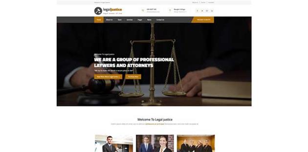 طراحی سایت برای وکالت