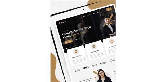 طراحی سایت وکالت