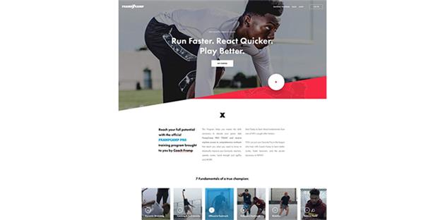 طراحی سایت ورزشی شخصی