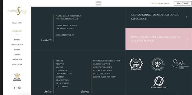 طراحی فوتر برای سایت