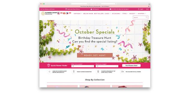 طراحی سایت برای گل فروشی