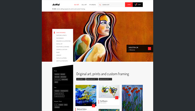 طراحی سایت هنری