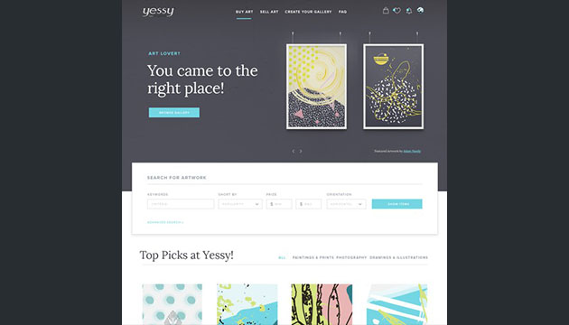 طراحی سایت هنری چیست