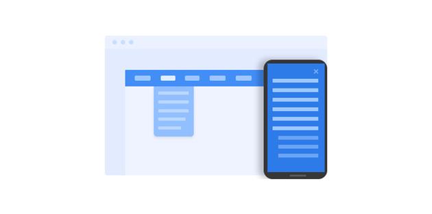 اهمیت طراحی منو سایت