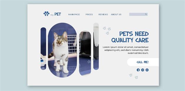 طراحی سایت فروشگاه لوازم حیوانات خانگی 