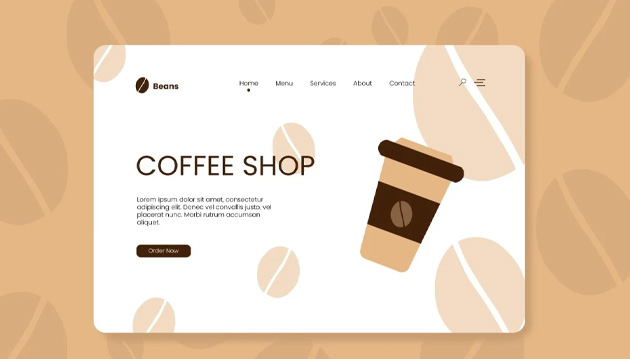 طراحی سایت کافه