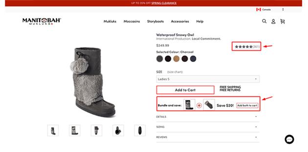 المان های ضروری صفحه محصول