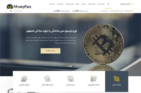 طراحی وب سایت شرکت مانی پارس