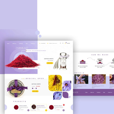 همه چیز درباره طراحی سایت فروش زعفران