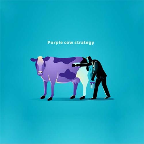 استراتژی گاو بنفش در بازاریابی