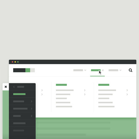 آموزش طراحی منو سایت