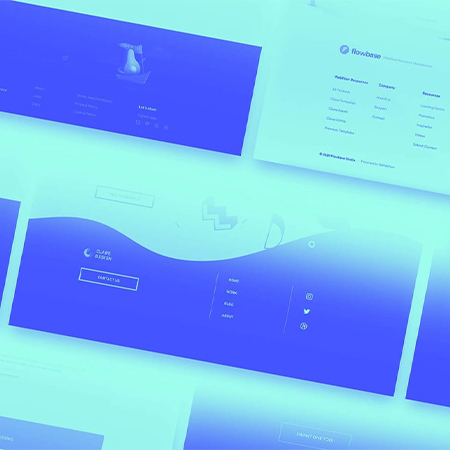 آموزش طراحی فوتر سایت